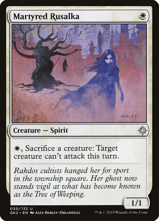 Martyred Rusalka [Ravnica Allegiance Guild Kit] | I Want That Stuff Brandon