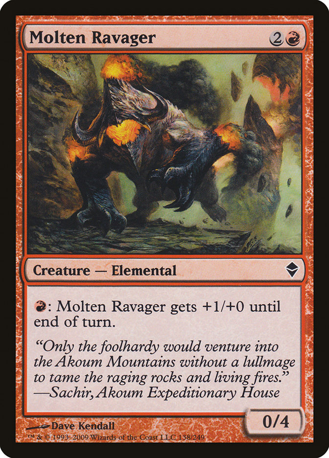 Molten Ravager [Zendikar] | I Want That Stuff Brandon