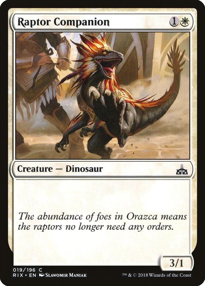 Raptor Companion [Rivals of Ixalan] | I Want That Stuff Brandon