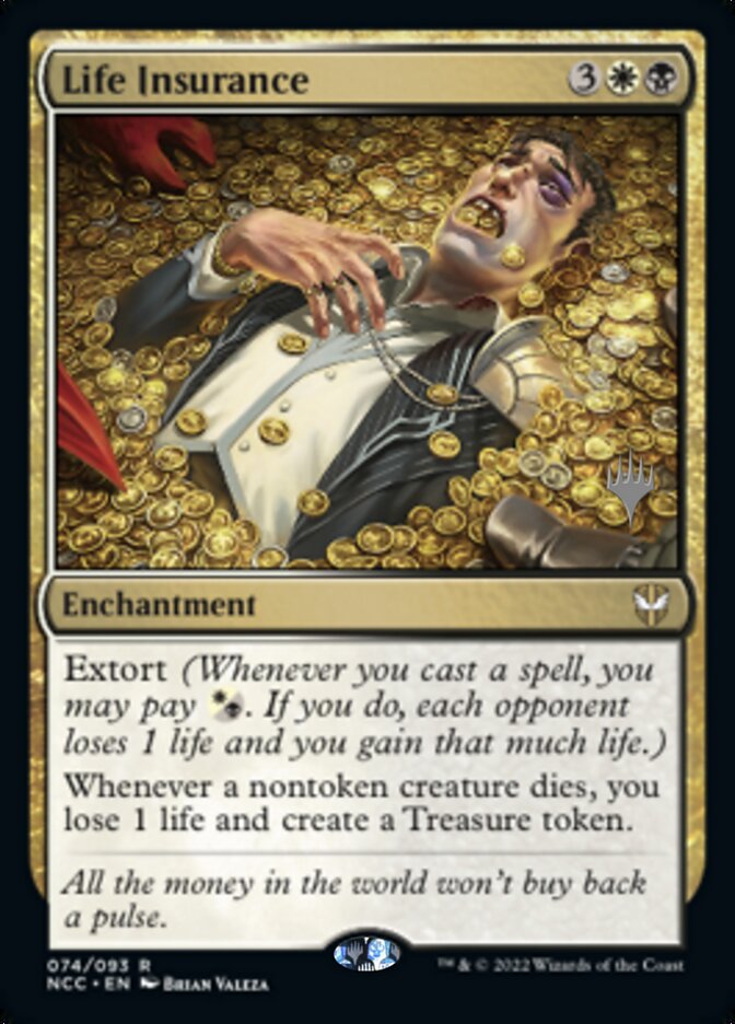 Life Insurance (Promo Pack) [Streets of New Capenna Commander Promos] | I Want That Stuff Brandon