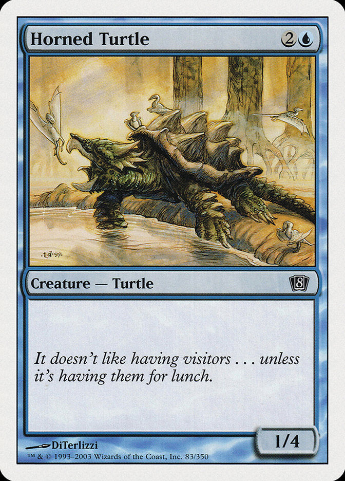 Horned Turtle [Eighth Edition] | I Want That Stuff Brandon