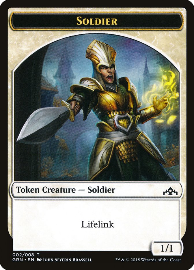 Soldier Token [Guilds of Ravnica Tokens] | I Want That Stuff Brandon