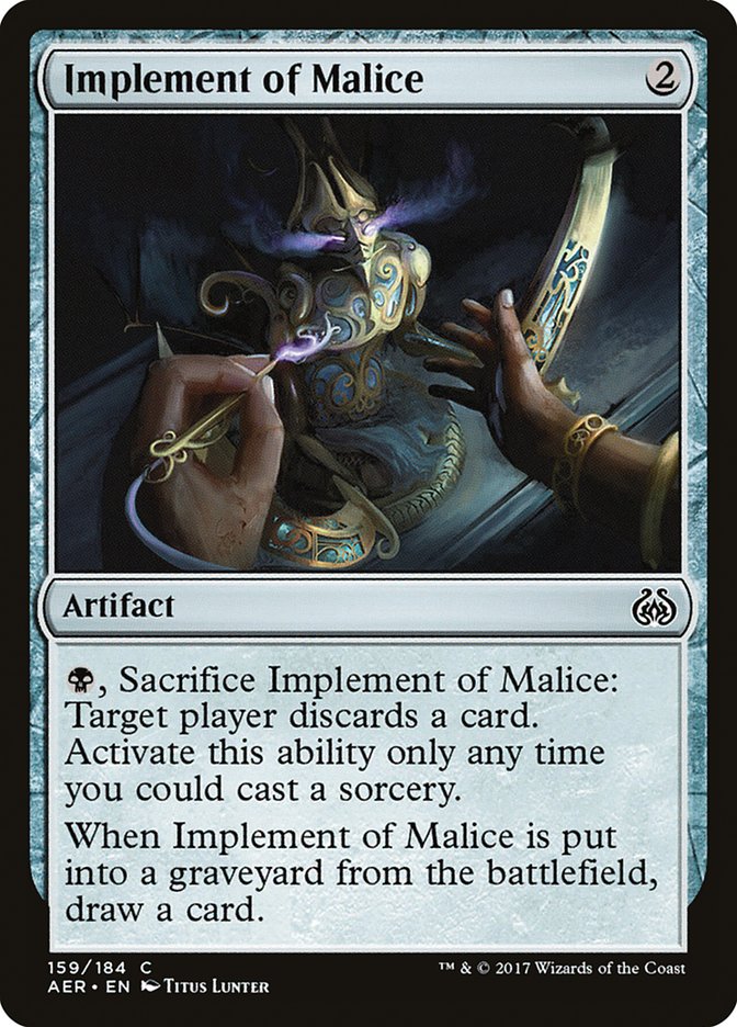 Implement of Malice [Aether Revolt] | I Want That Stuff Brandon