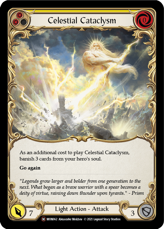 Celestial Cataclysm [U-MON062] Unlimited Edition Normal | I Want That Stuff Brandon