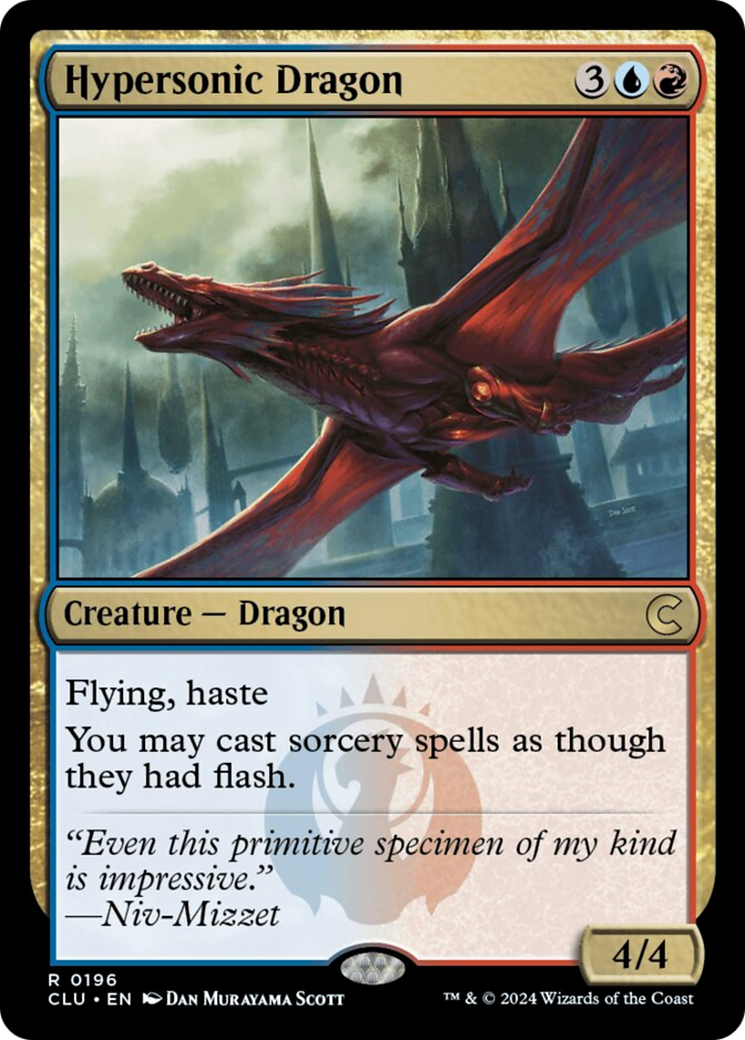 Hypersonic Dragon [Ravnica: Clue Edition] | I Want That Stuff Brandon