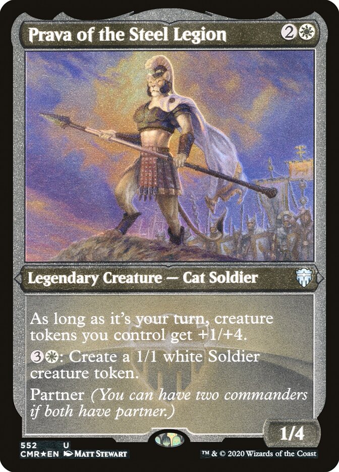 Prava of the Steel Legion (Etched) [Commander Legends] | I Want That Stuff Brandon