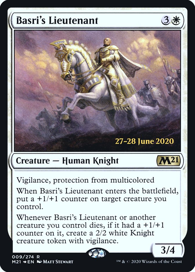 Basri's Lieutenant [Core Set 2021 Prerelease Promos] | I Want That Stuff Brandon