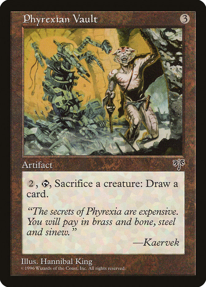 Phyrexian Vault [Mirage] | I Want That Stuff Brandon