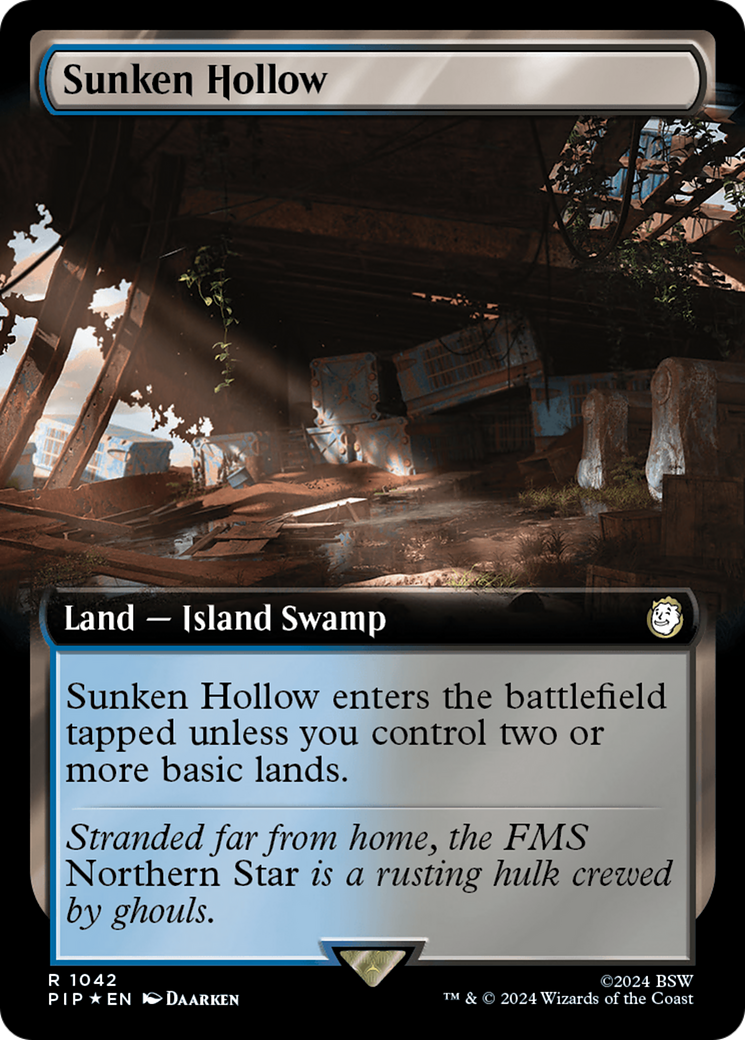 Sunken Hollow (Extended Art) (Surge Foil) [Fallout] | I Want That Stuff Brandon