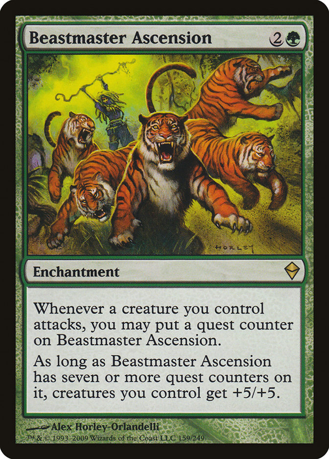 Beastmaster Ascension [Zendikar] | I Want That Stuff Brandon