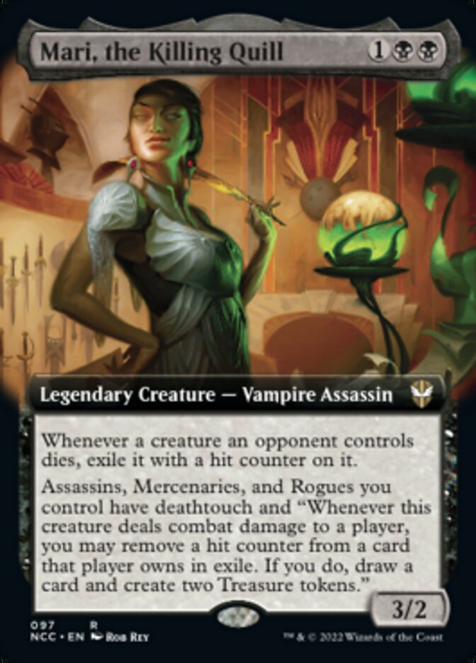 Mari, the Killing Quill (Extended Art) [Streets of New Capenna Commander] | I Want That Stuff Brandon