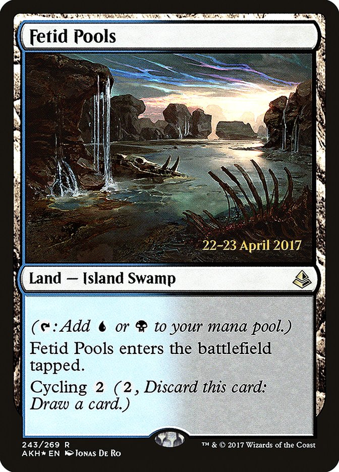 Fetid Pools [Amonkhet Prerelease Promos] | I Want That Stuff Brandon