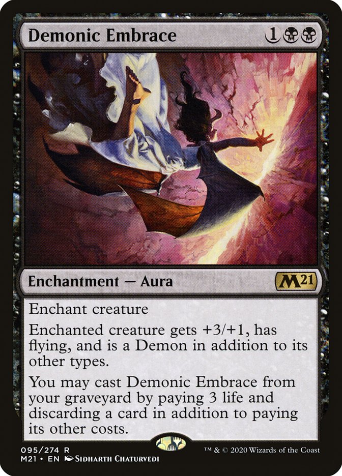 Demonic Embrace [Core Set 2021] | I Want That Stuff Brandon