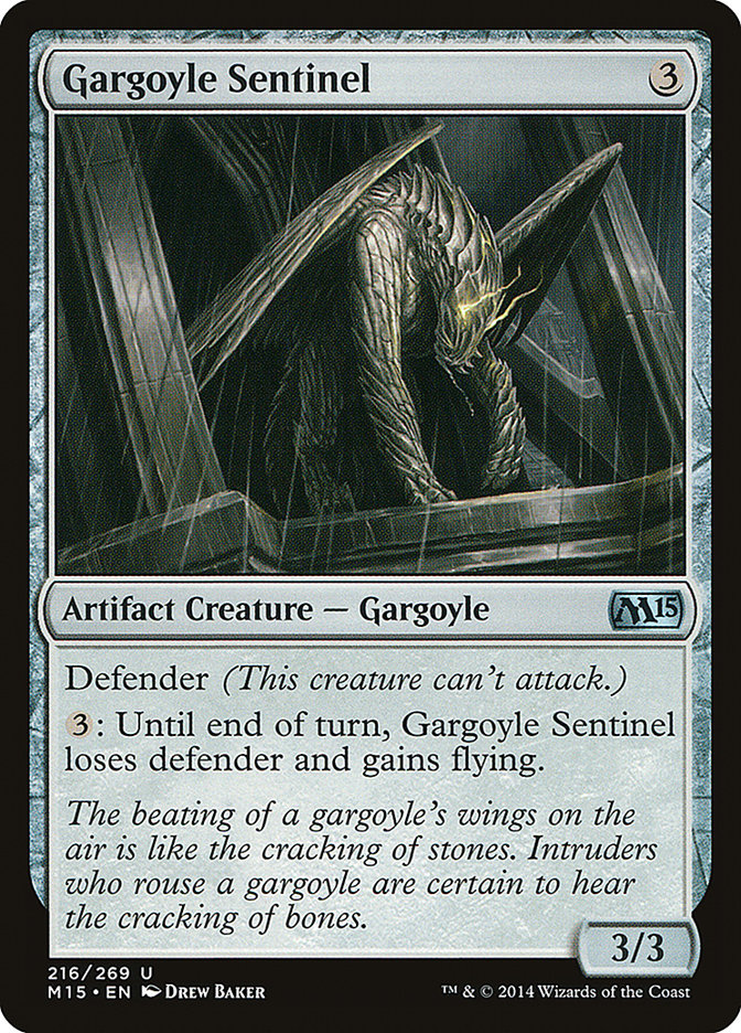 Gargoyle Sentinel [Magic 2015] | I Want That Stuff Brandon