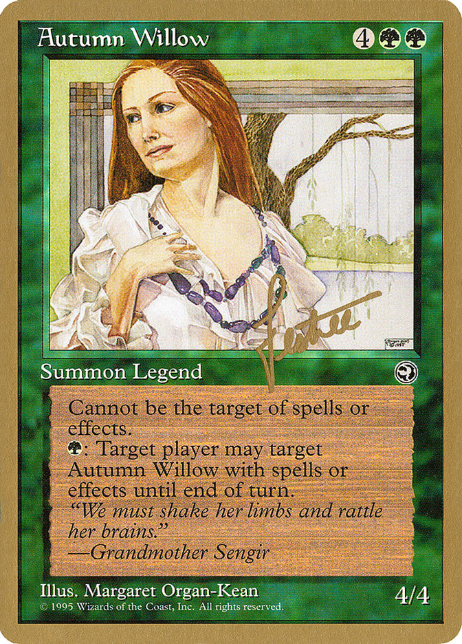 Autumn Willow (Bertrand Lestree) [Pro Tour Collector Set] | I Want That Stuff Brandon