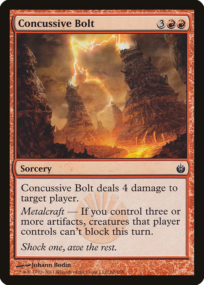 Concussive Bolt [Mirrodin Besieged] | I Want That Stuff Brandon