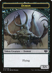 Demon (013/036) // Zombie (016/036) Double-Sided Token [Commander 2014 Tokens] | I Want That Stuff Brandon