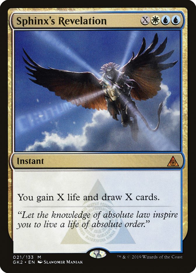 Sphinx's Revelation [Ravnica Allegiance Guild Kit] | I Want That Stuff Brandon