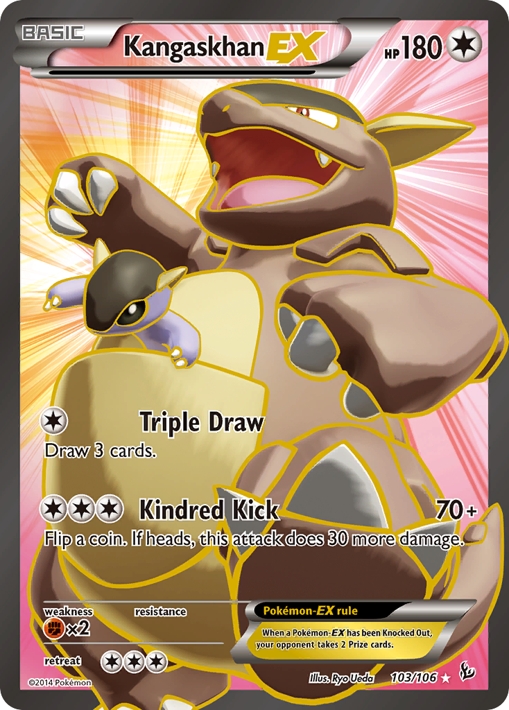 Kangaskhan EX (103/106) [XY: Flashfire] | I Want That Stuff Brandon