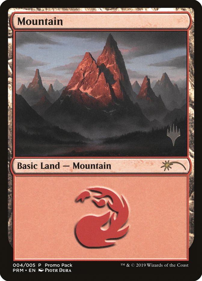 Mountain (4) [Core Set 2020 Promo Pack] | I Want That Stuff Brandon