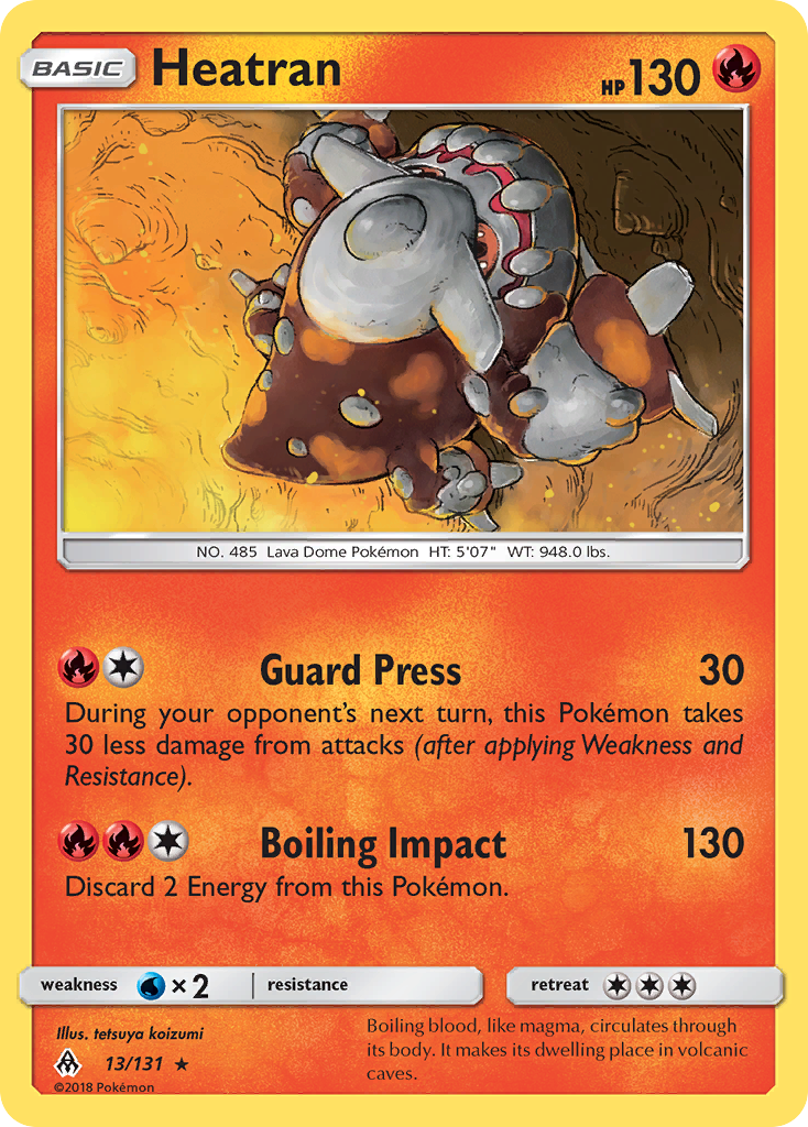 Heatran (13/131) [Sun & Moon: Forbidden Light] | I Want That Stuff Brandon