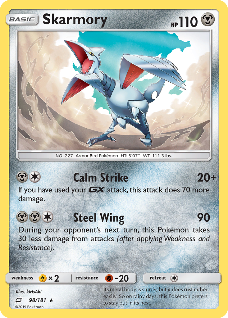 Skarmory (98/181) [Sun & Moon: Team Up] | I Want That Stuff Brandon