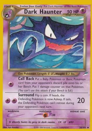 Dark Haunter (36/105) [Neo Destiny Unlimited] | I Want That Stuff Brandon