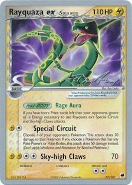 Rayquaza ex (97/101) (Delta Species) (Legendary Ascent - Tom Roos) [World Championships 2007] | I Want That Stuff Brandon