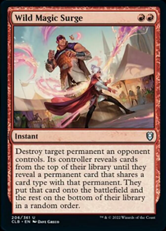 Wild Magic Surge [Commander Legends: Battle for Baldur's Gate] | I Want That Stuff Brandon