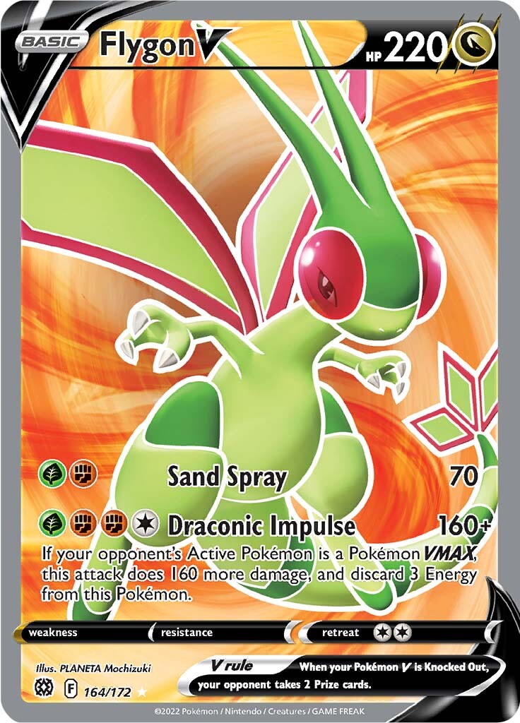 Flygon V (164/172) [Sword & Shield: Brilliant Stars] | I Want That Stuff Brandon