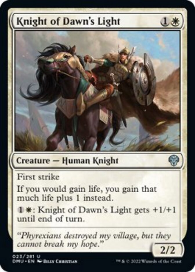 Knight of Dawn's Light [Dominaria United] | I Want That Stuff Brandon