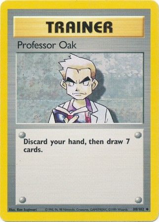 Professor Oak (88/102) [Base Set Unlimited] | I Want That Stuff Brandon