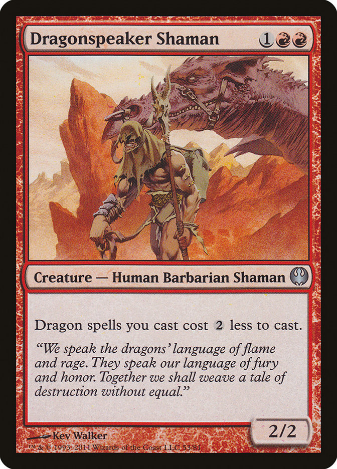 Dragonspeaker Shaman [Duel Decks: Knights vs. Dragons] | I Want That Stuff Brandon