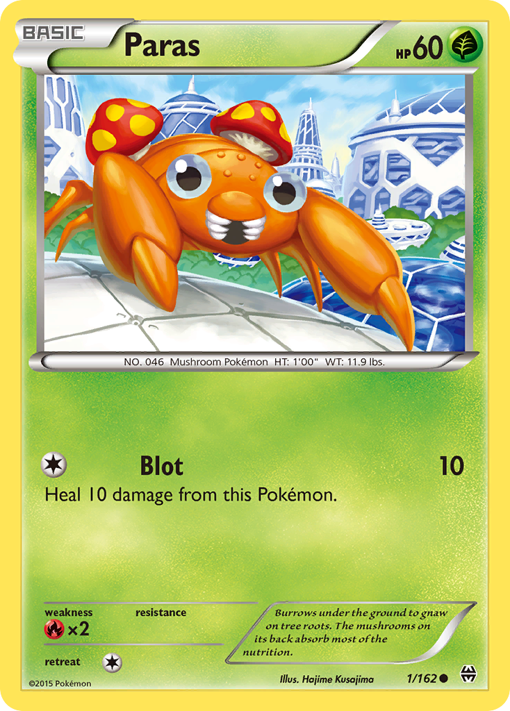 Paras (1/162) [XY: BREAKthrough] | I Want That Stuff Brandon