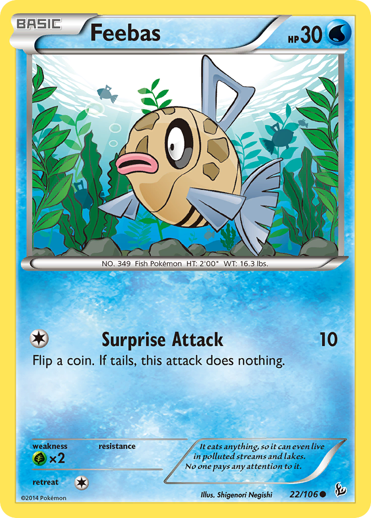 Feebas (22/106) [XY: Flashfire] | I Want That Stuff Brandon