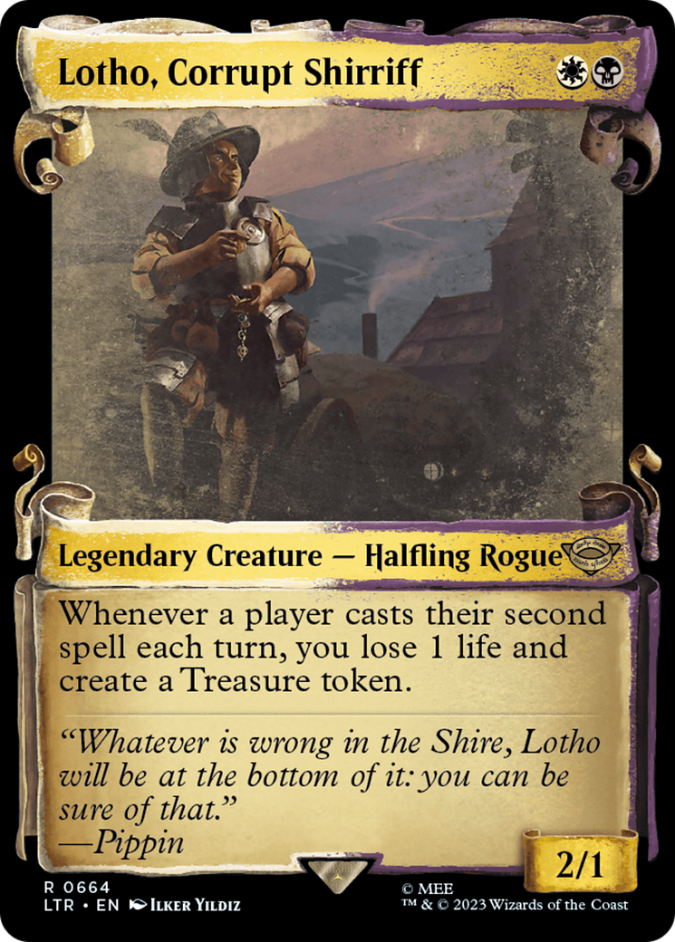 Lotho, Corrupt Shirriff [The Lord of the Rings: Tales of Middle-Earth Showcase Scrolls] | I Want That Stuff Brandon