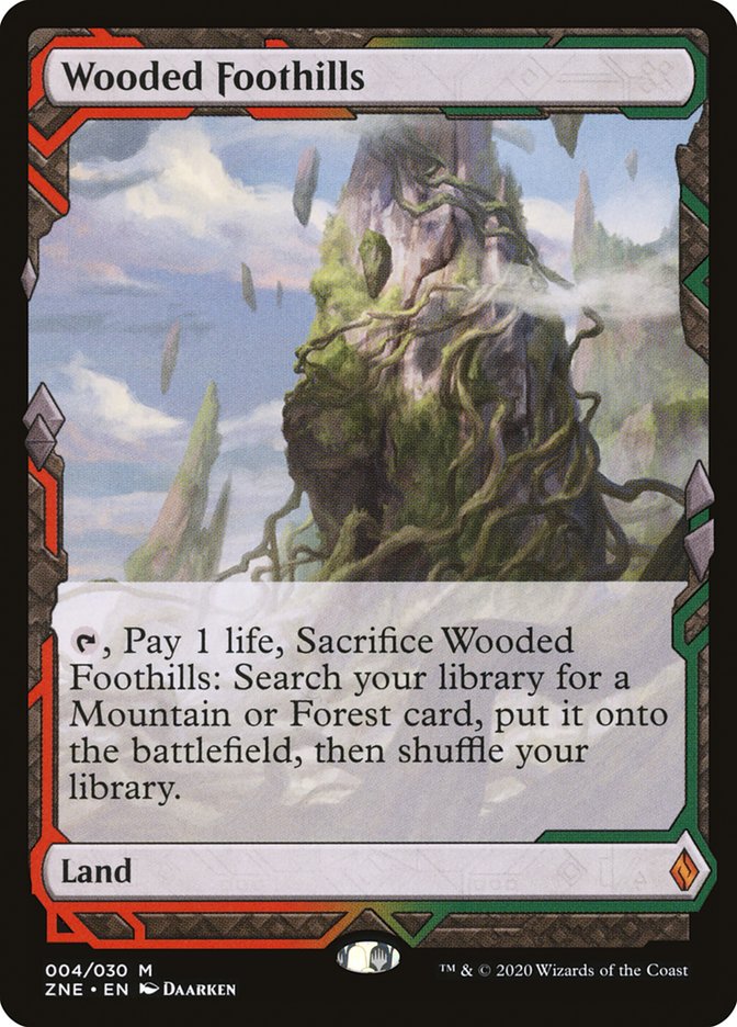 Wooded Foothills (Expeditions) [Zendikar Rising Expeditions] | I Want That Stuff Brandon