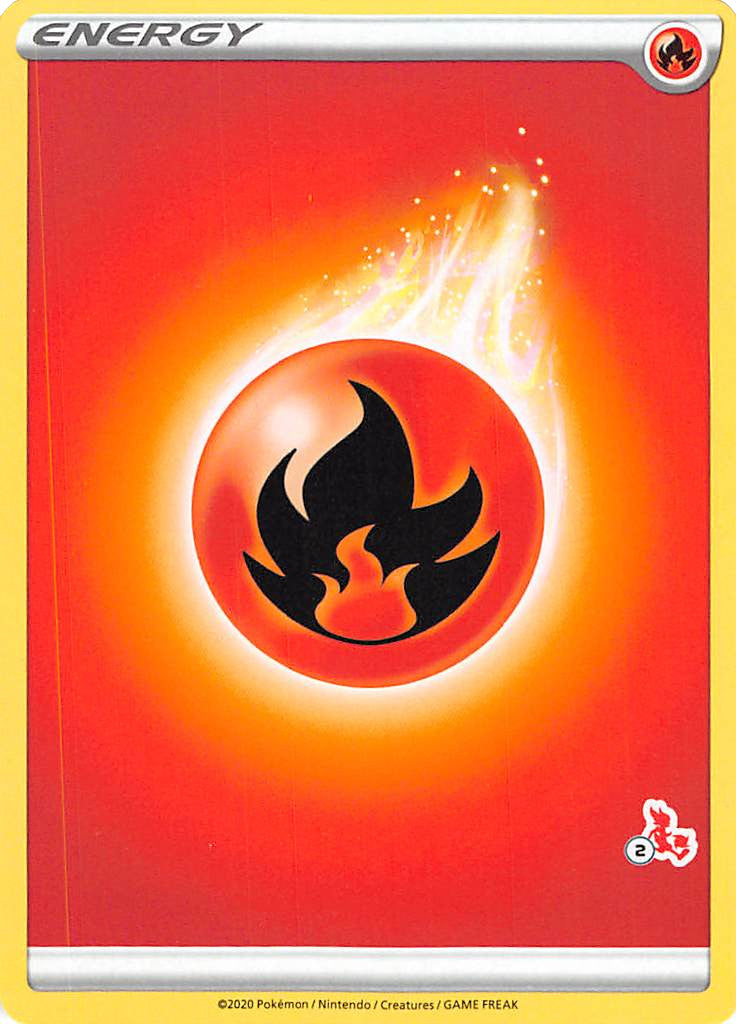 Fire Energy (Cinderace Stamp #2) [Battle Academy 2022] | I Want That Stuff Brandon