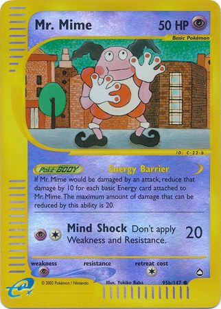 Mr Mime (95b/147) [Aquapolis] | I Want That Stuff Brandon