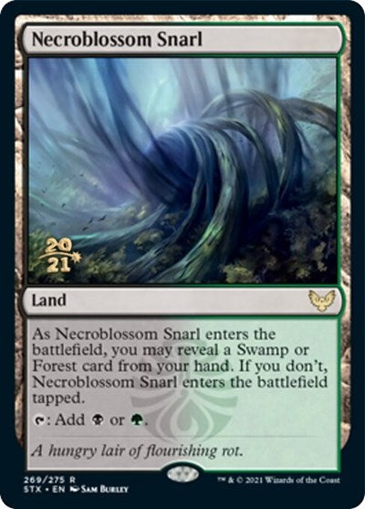 Necroblossom Snarl [Strixhaven: School of Mages Prerelease Promos] | I Want That Stuff Brandon