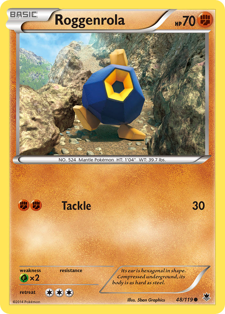 Roggenrola (48/119) [XY: Phantom Forces] | I Want That Stuff Brandon