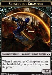 Sunscourge Champion // Zombie Double-Sided Token [Hour of Devastation Tokens] | I Want That Stuff Brandon