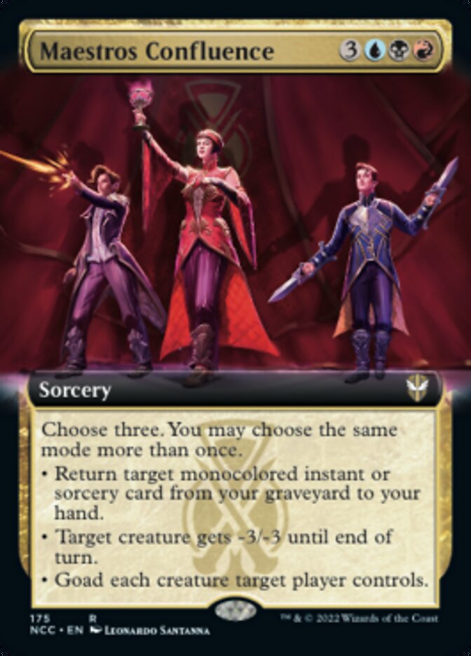 Maestros Confluence (Extended Art) [Streets of New Capenna Commander] | I Want That Stuff Brandon