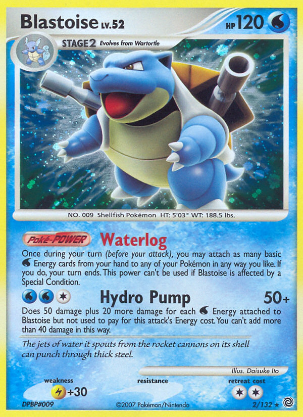 Blastoise (2/132) [Diamond & Pearl: Secret Wonders] | I Want That Stuff Brandon