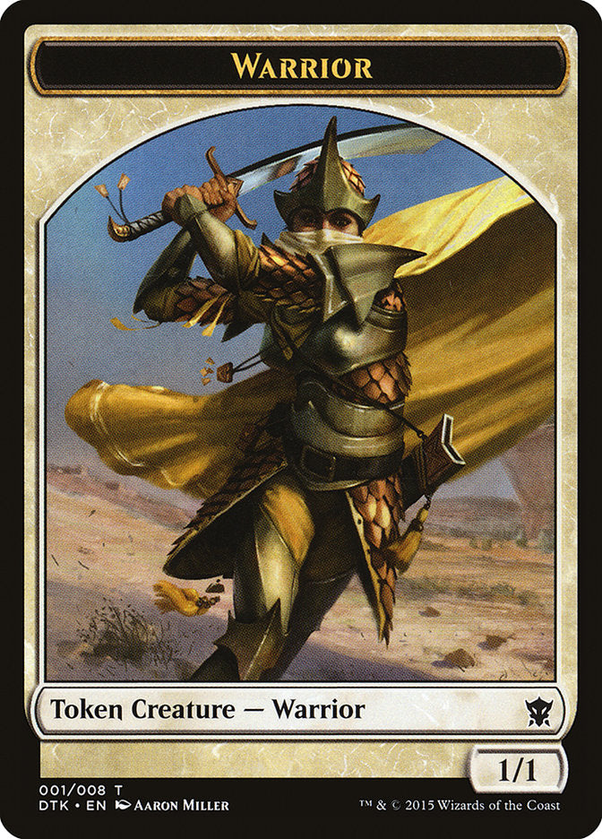 Warrior Token [Dragons of Tarkir Tokens] | I Want That Stuff Brandon