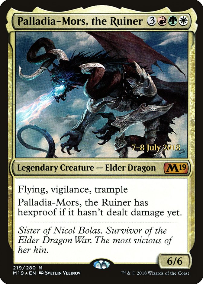 Palladia-Mors, the Ruiner [Core Set 2019 Prerelease Promos] | I Want That Stuff Brandon