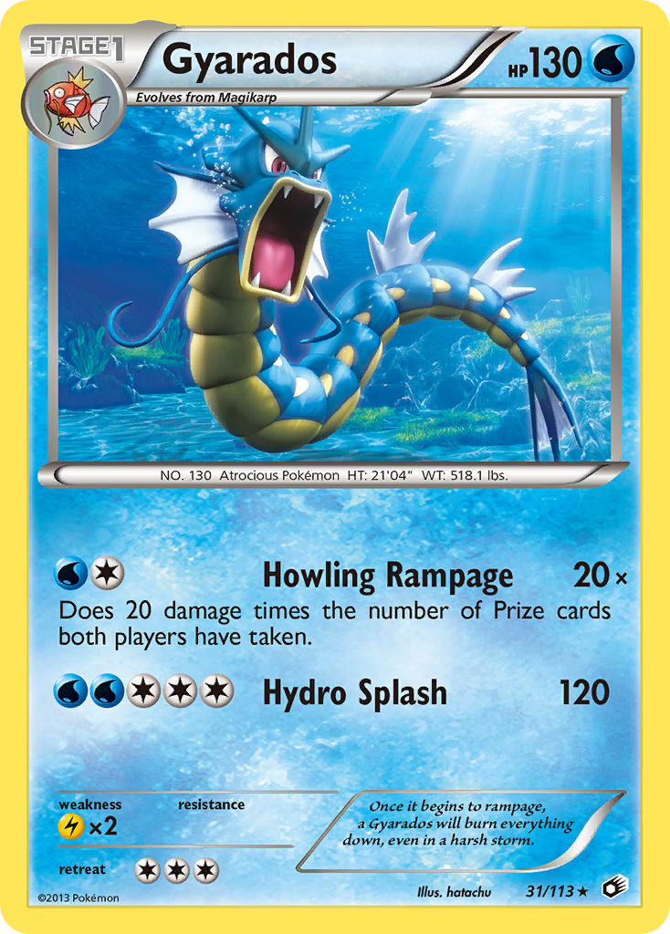 Gyarados (31/113) [Black & White: Legendary Treasures] | I Want That Stuff Brandon