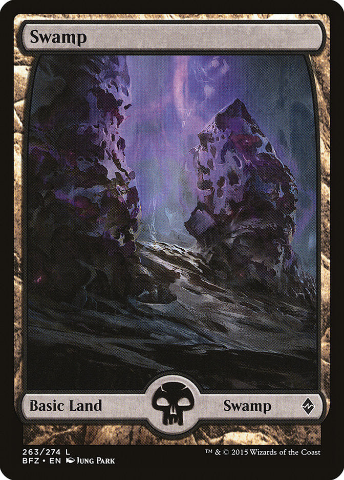 Swamp (263) [Battle for Zendikar] | I Want That Stuff Brandon