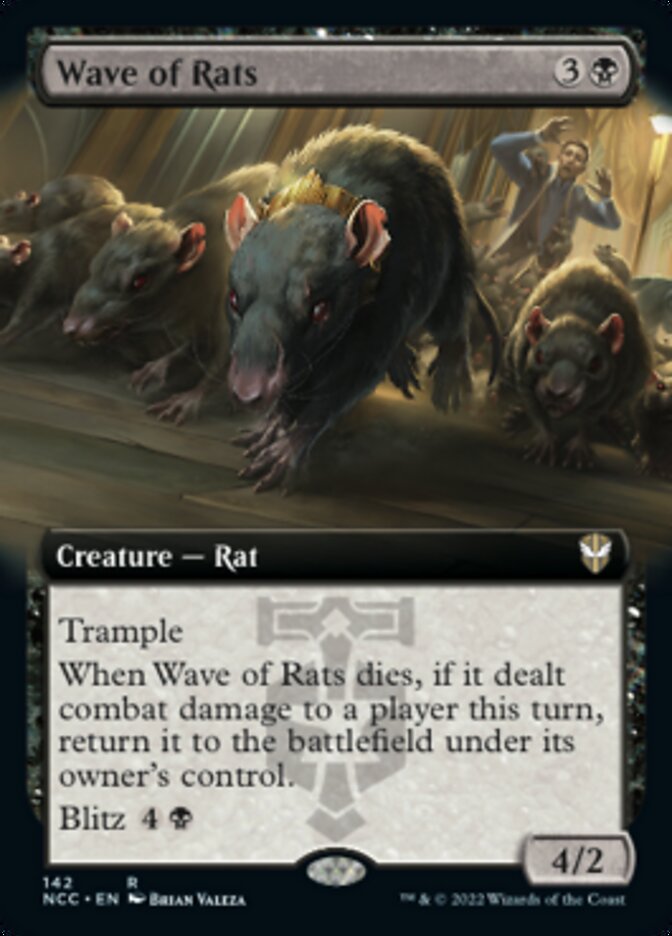 Wave of Rats (Extended Art) [Streets of New Capenna Commander] | I Want That Stuff Brandon