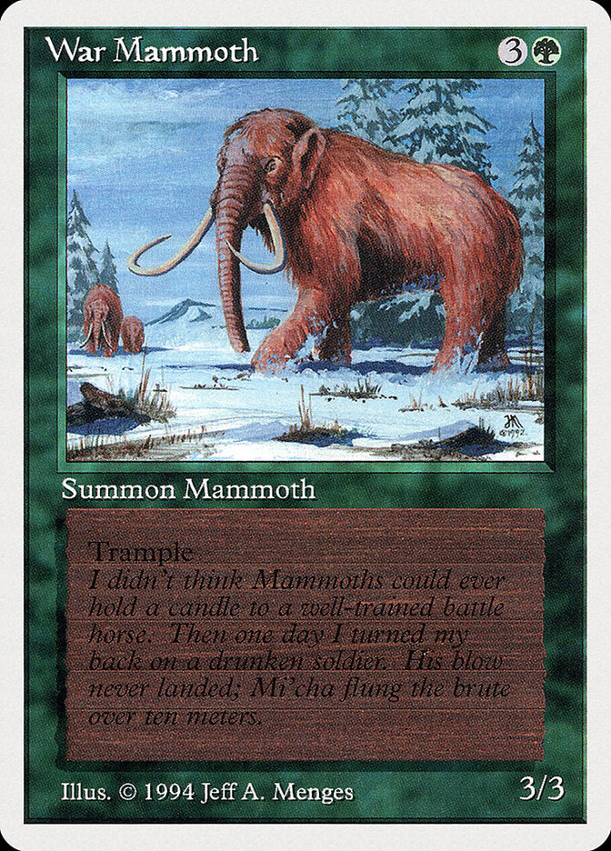 War Mammoth [Summer Magic / Edgar] | I Want That Stuff Brandon